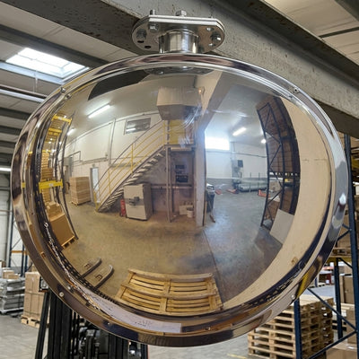 570mm diameter half-sphere safety dome mirror, 180° view