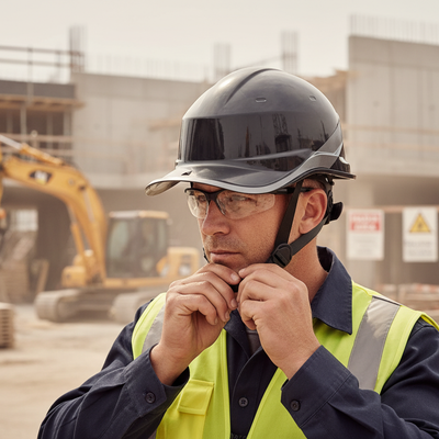 Premium Diamond V Safety Helmet Hard Hat with Sweatband