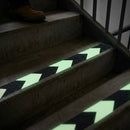 Glow in the Dark Anti-Slip Warning Tape with Chevrons – Multiple Sizes