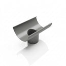 Half Round Aluminium Gutter Outlet 76mm – Marine Grade — RAL 7037