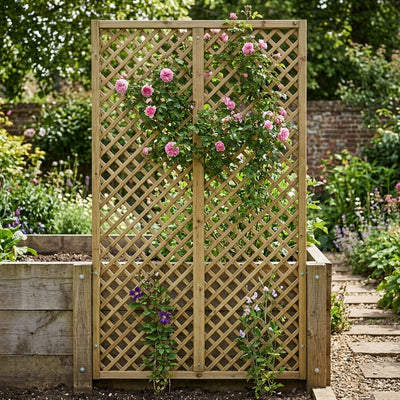 Diamond Trellis Panel