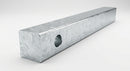 Galvanised 4" x 4" Square Hang Post for 45" Gates (view 2)
