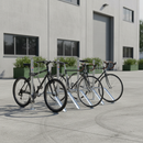 Dark Gray Premium Galvanised Steel Cycle Rack for 10 Bicycles