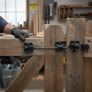 Heavy Duty 150mm Wire Cabin Hook Eye Latch for Gates and Doors - Weather-Resistant, Easy Installation, Secure Closure