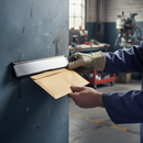 Premium Internal Draught Excluder Letterbox with Adjustable Sleeve for Doors 20-40mm Thick, 12" Size with Weather Protection and Smooth Operation