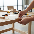 Light Gray Premium PVC Angle 20 x 20 x 1mm Light Oak with Adhesive Strips