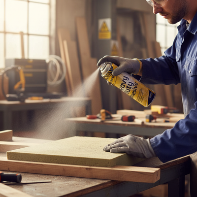 Premium Heavy Duty Adhesive Aerosol - 500ml Fast Drying Solution