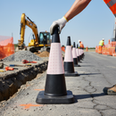 Dark Gray High-Performance 750mm Traffic Cone with Superior Design