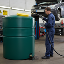 Dark Slate Gray Premium Tall Cylindrical 2000 Litre Bunded Waste Oil Tank