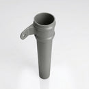 Traditional Aluminium Downpipe 76mm Diameter × 3m Eared Socket — RAL 7037