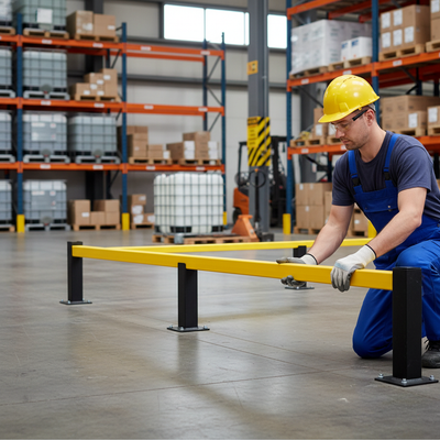 Premium Low Level Impact Protection System Hybrid - Lateral Rail for End & Middle Posts