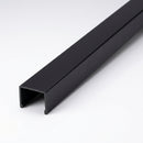 Cover Strip for U Channel 2.1m Black (view 2)