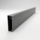 U Return Aluminium Fascia Board 30x25mm – 3m Length — RAL 7037