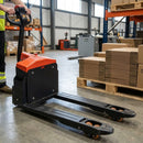 Fully Powered Pallet Truck 1500kg – 400W Motor & Dual Rollers
