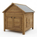 Small Animal Hutch 105cm x 100cm x 180cm for Rabbits or Hens (view 2)