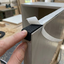 Black Expanded EPDM Foam Strip 25x6mm, Self Adhesive - 10m Roll (view 2)