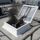 Polycarbonate Flat Roof AOV Smoke Vent - EN 12101-2 Certified