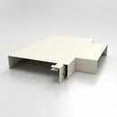 Aluminium Coping T-Junction – Secret Fix Wall Detail — RAL 9010
