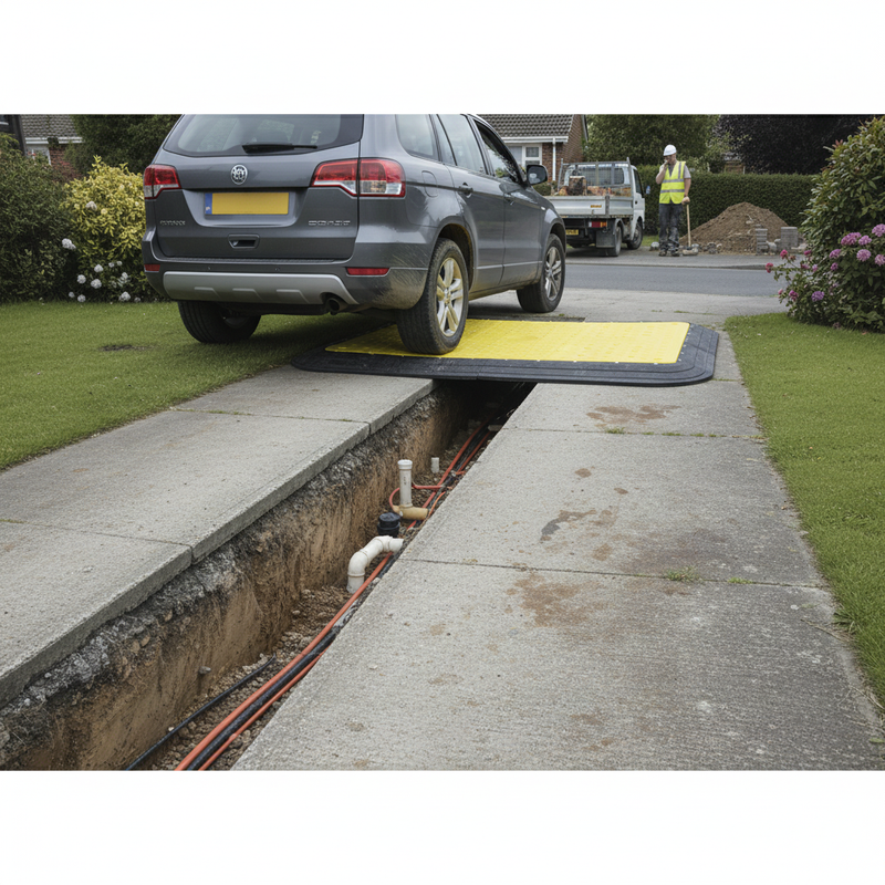 Dim Gray Heavy Duty Driveway Trench Cover System 1600mm x 1200mm