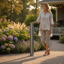 Dark Olive Green Premium Ornamental Bollard 114mm Diameter - 900mm Above Ground