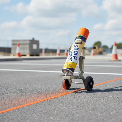 Premium Paint Aerosol 600ml - Orange for Colour Coding