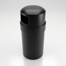 84 Litre Circular Closed Top Litter Bin – MDPE Polyethylene (view 2)