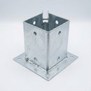 Bolt Down Fencing Support - Galvanised Steel (view 2)