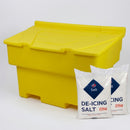 200 litre grit bin with 200kg de-icing salt winter pack (view 2)