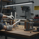 Dark Slate Gray Premium Anodised Aluminium Round Bar 8 x 1mm x 1m