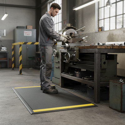 Premium Anti-Fatigue Mat with Pebble Surface - 60cm Width