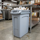 Slim Profile 60 Litre Waste Bin with Vented Channels