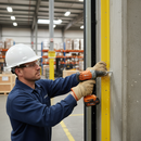 Light Slate Gray Premium Sliding Door Protection Guards - Heavy Duty Steel Construction