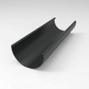 Half Round Gutter Sample – Aluminium — RAL 7021