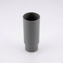 Flush Joint Aluminium Downpipe Length – 76mm Dia x 3m — RAL 7037