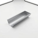 Aluminium Gutter Sample - Standard Profile — RAL 9006