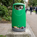 95 Litre Round Hooded Litter Bin
