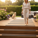 Dark Olive Green High-Performance Anti-Slip Decking Strips - 90mm Wide