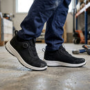 Black Men's Mesh and Suede Work Trainer O1 FO SR HRO