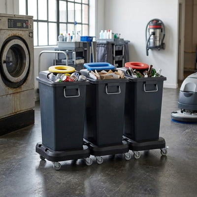 60 litre indoor recycling bin station plastic