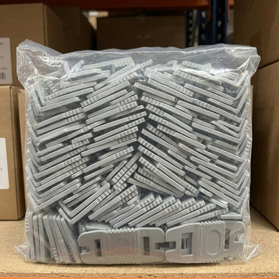Plastic Tile Levelling Base Clip 1mm Joint 3-14mm – Pack of 250