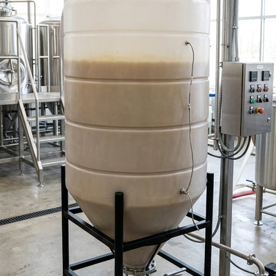 3650L Cone Tank, 60° Drainage Angle, UV Polyethylene