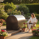 Dark Olive Green Heavy Duty D-Shaped 710 Litre Water Tank for Potable Water Storage