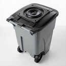 Grey Wheeled Waste Bin – 190 Litre Capacity with Heavy-Duty Casters (view 2)