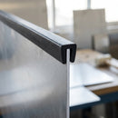 Square Rubber Edge Protector 22x10mm for 3mm Panels - 1m EPDM (view 2)