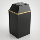 Large capacity dog waste bin with chute system (view 2)