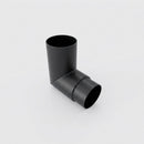 76mm Diameter Flush Joint Aluminium Downpipe Bends — RAL 7021 / 92.5 Deg
