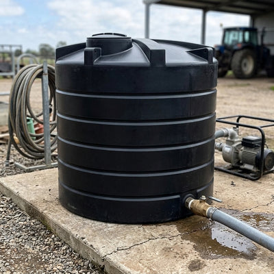 10,000 Litre Vertical Non-Potable Water Tank, 2" BSP Outlet