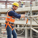 Rosy Brown Professional Scaffolders Work Platform Fall Arrest Kit - Heavy Duty Safety Gear