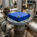 1" Class 300/600 Flange Stud Hole Insert - Blue LDPE