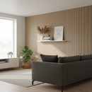 Premium Wooden Wall Panel 120cm x 60cm - Light Oak Acoustic Dampening Slats for Modern Interiors